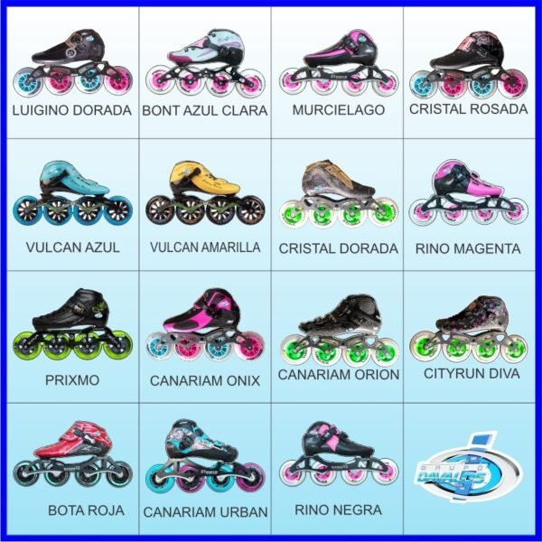 MEDALLEROS PATIN PROFESIONAL